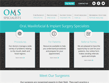 Tablet Screenshot of omsspecialists.com